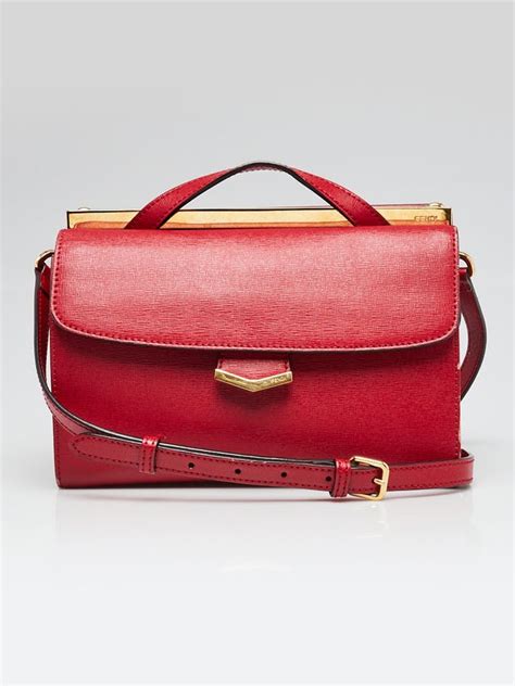 fendi demi jour small|Fendi Small Saffiano Leather Demi Jour Bag .